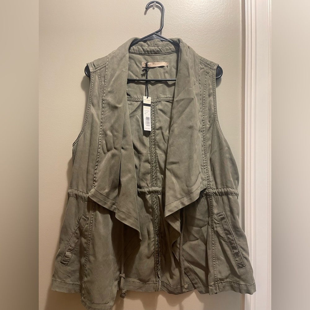 Max Jeans Green Waterfall Vest